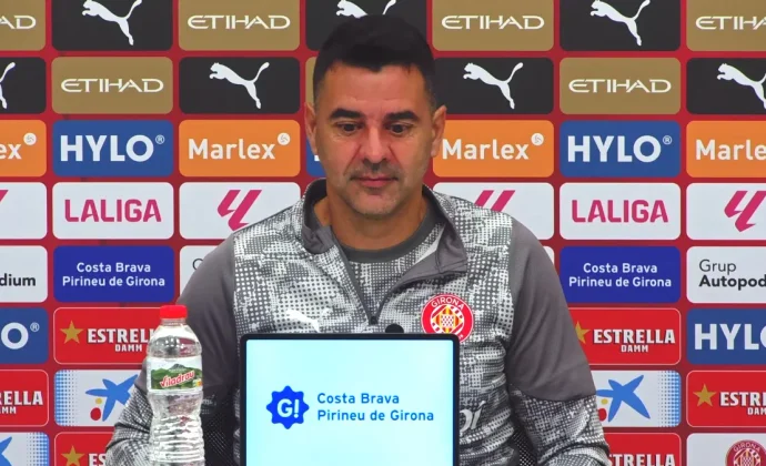 Míchel repasa la enfermería y habla de Álex Moreno, Ounahi, Ter Stegen, Vitor Reis y el Athletic