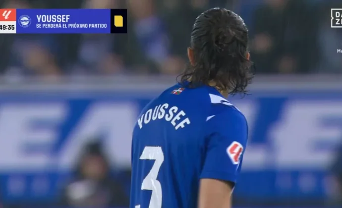 Youssef se pierde la visita a Balaídos tras ver su quinta tarjeta amarilla
