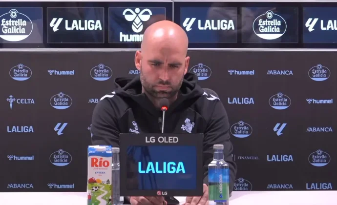 Giráldez habla de Vecino, Fer López, Cervi, Manu, Yoel, Núñez, las rotaciones y el Betis