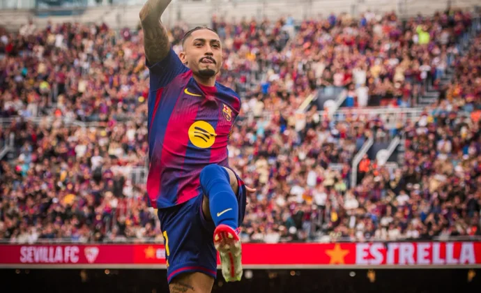 Jornada 28: Barcelona 5-2 Sevilla. Estadísticas y puntos fantasy