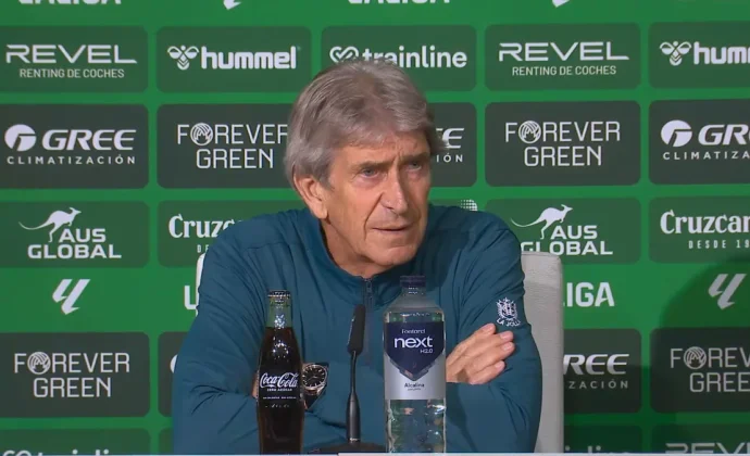 Pellegrini valora el punto y habla de Bellerín y Amrabat