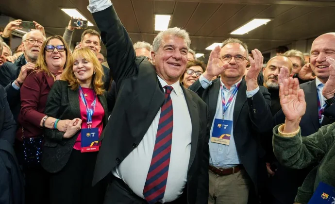 Laporta gana las elecciones y el Barça pone fin a un tortuoso proceso circense