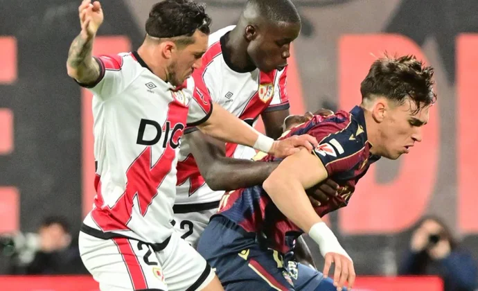 Jornada 28: Rayo 1-1 Levante. Estadísticas y puntos fantasy