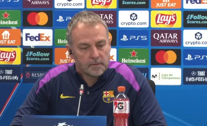 Flick habla de Yamal, Olmo, Ferran, Lewandowski, Woltemade y su renovación