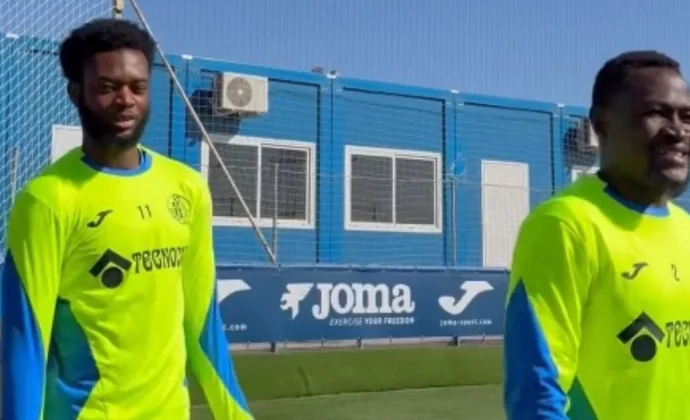 Abu Kamara vuelve a los entrenamientos del Getafe
