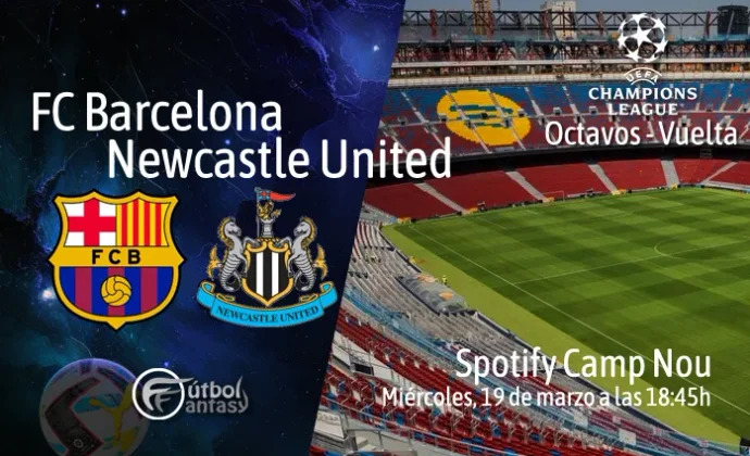 Posibles alineaciones y previa fantasy del Barcelona - Newcastle