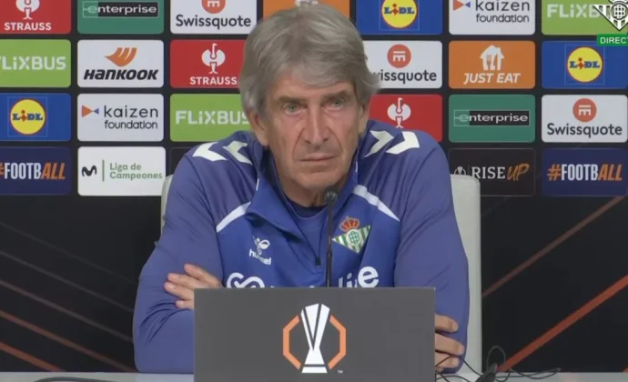 Pellegrini, sobre Natan, Amrabat, el Panathinaikos y la situación del equipo en la eliminatoria