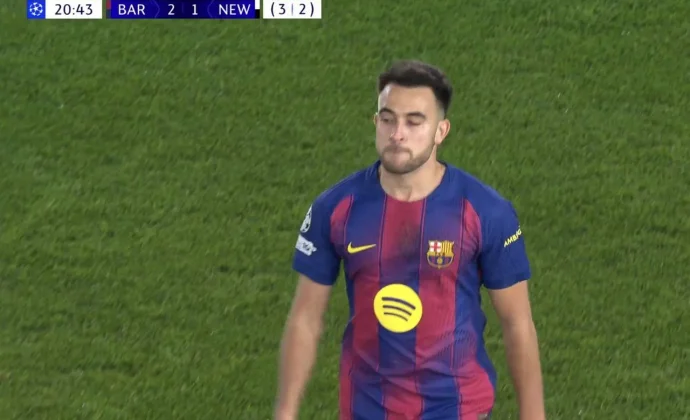 Eric García se retira con molestias en los isquiotibiales