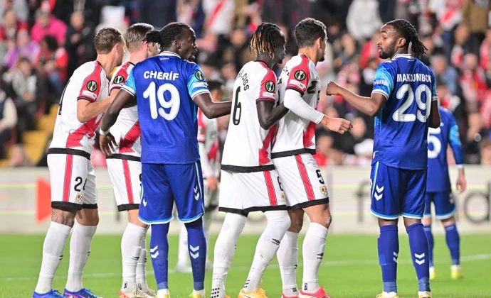Conference League: Rayo 0-1 Samsunspor. Estadísticas y ficha técnica