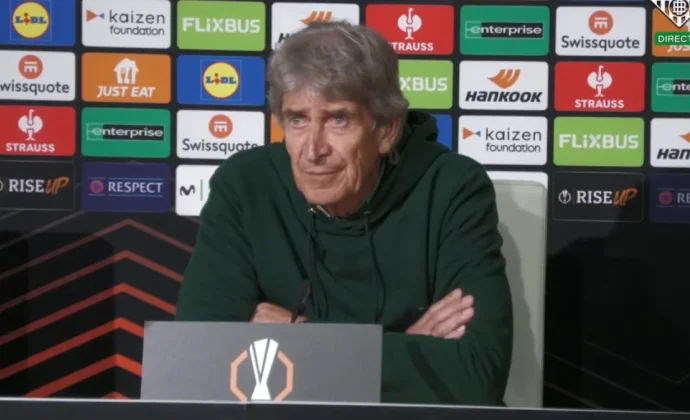 Pellegrini celebra el pase a cuartos y habla de Amrabat, Ruibal, Cucho, Isco, Abde, Antony, Bellerín y el sistema