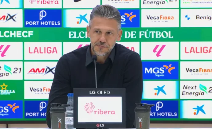 Demichelis analiza la derrota, protege a Muriqi y carga contra un periodista