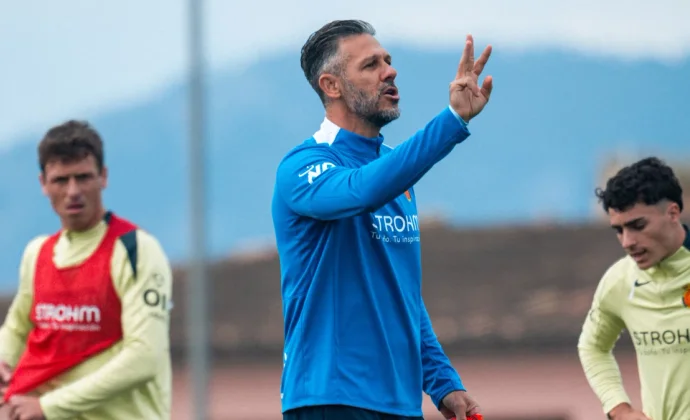 Sesión de recuperación en Son Bibiloni sin los cuatro lesionados