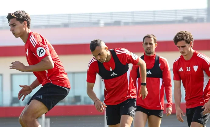 Sesión de recuperación pendientes de Söw, Azpilicueta y Juanlu