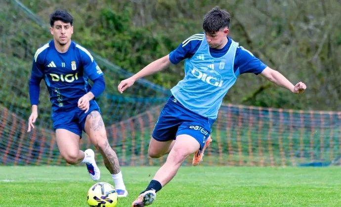 El Real Oviedo avanza sin los tres lesionados y pendientes del alta de Borbas y Ejaria
