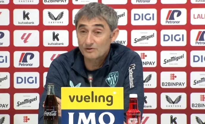 Valverde, sobre Yeray, Paredes, Selton, Nico Williams, Jauregizar y el Getafe