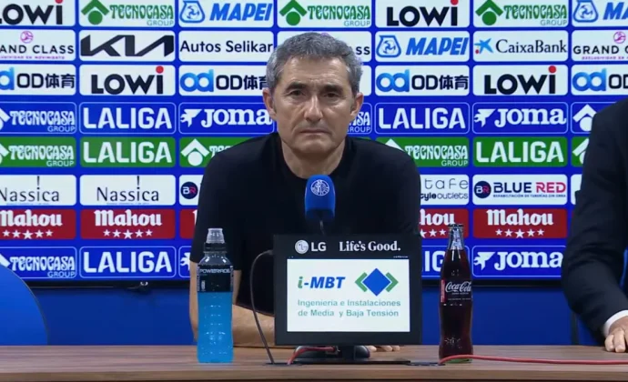 Valverde analiza el mal partido de su equipo y habla de Yeray, Nico Williams, Sannadi y Vivian