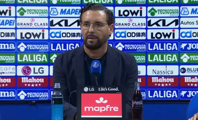 Bordalás evita hablar de Europa y valora el trabajo de Luis Vázquez y Satriano