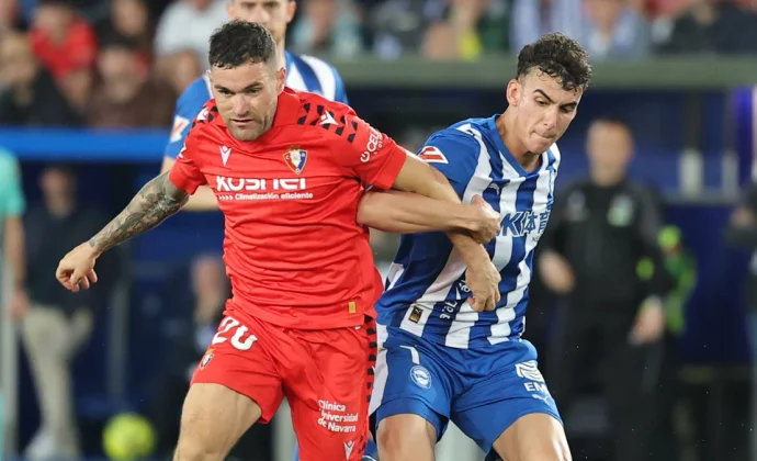 Alavés y Osasuna se reparten los puntos de penalti