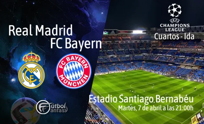Posibles alineaciones y previa fantasy del Real Madrid - Bayern