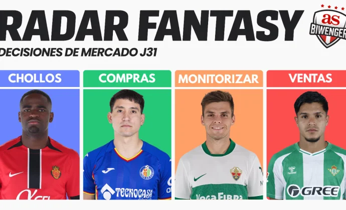 RADAR FANTASY J31 | Chollos , Compras, Ventas y Puja Ideal, por Scouting BWG