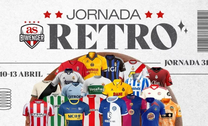 Biwenger se apunta a la jornada retro y le da un toque vintage a la plataforma