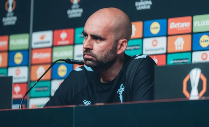 Claudio Giráldez habla de Starfelt, Aspas, Vecino, Ristic, Hugo, Rueda y Román