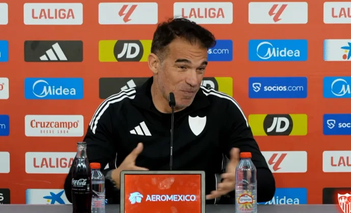 Luis García habla de Juanlu, Maupay, el momento del equipo y el partido contra el Atlético