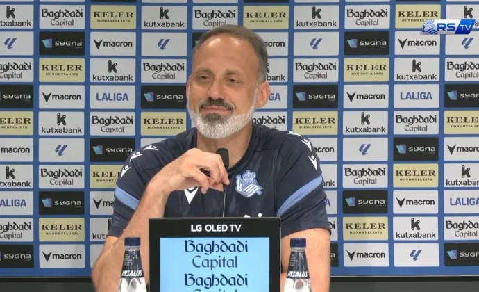 Matarazzo habla del once, Kubo, Aritz, Yangel, Gorrotxategi, Zubeldia y deja entrever que jugará Remiro