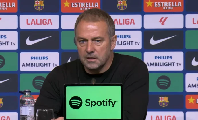 Flick celebra el triunfo y habla de Olmo, De Jong, Ferran, Lewandowski, Rashford, Yamal y Gerard Martín