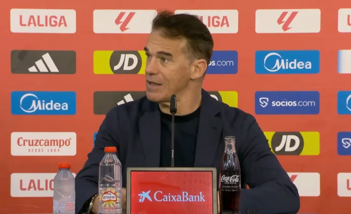 Luis García celebra el triunfo y habla de Romero, Juanlu, Gudelj, Castrín, Manu Bueno, Agoumé, Söw, Alexis, Suarzo, Vargas, Oso...