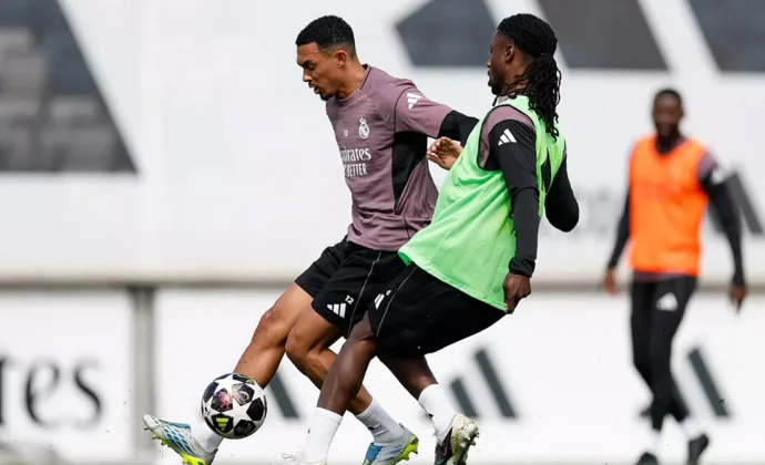 Mbappé, al margen en la vuelta al trabajo del Real Madrid