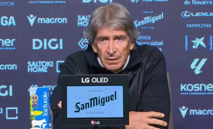 Pellegrini analiza el empate y habla de Lo Celso, Deossa, Antony, Bellerín y Riquelme