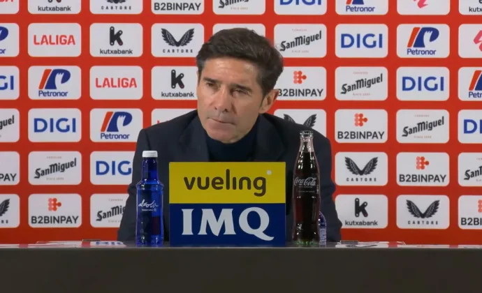 Marcelino analiza la victoria, el momento del equipo y habla de Mouriño y Gerard Moreno