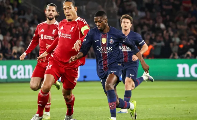 Champions League: Liverpool 0-2 PSG. Estadísticas y puntos fantasy