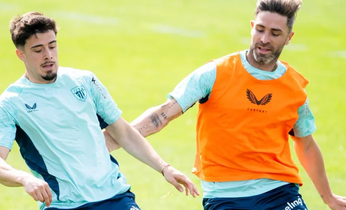 Vivian se pierde el entrenamiento de este miércoles en Lezama