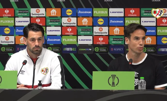 Íñigo Pérez analiza la previa del partido contra el AEK y Batalla explica cómo se encuentra del golpe