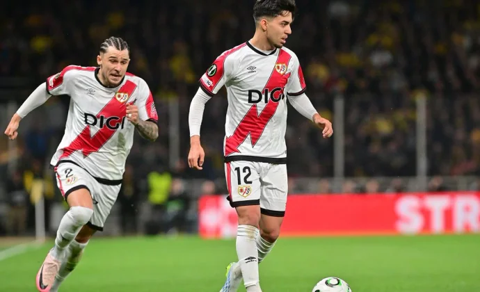 Conference League: AEK 3-1 Rayo. Estadísticas y ficha técnica