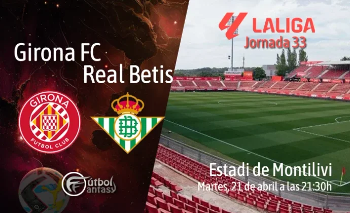 Alineaciones probables y previa fantasy del Girona - Betis