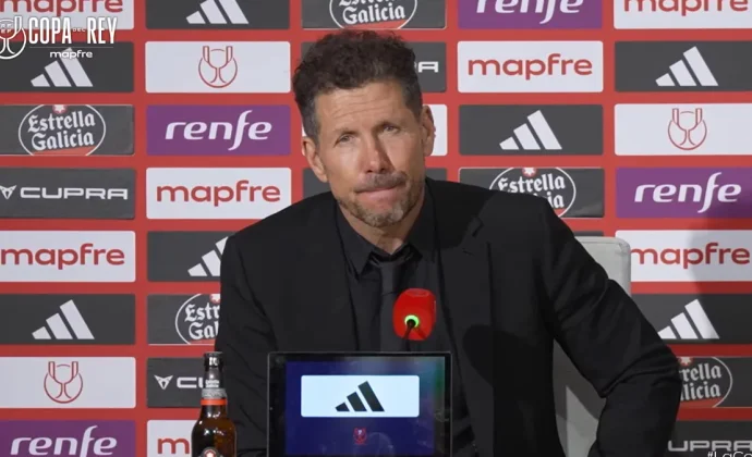 Simeone analiza el partido, la tanda de penaltis y explica el cambio de Lookman