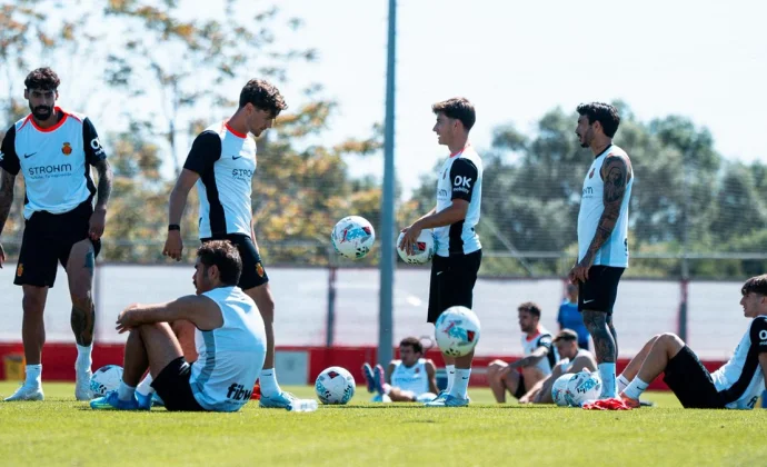 Sesión dominical en Son Bibiloni sin los cinco lesionados