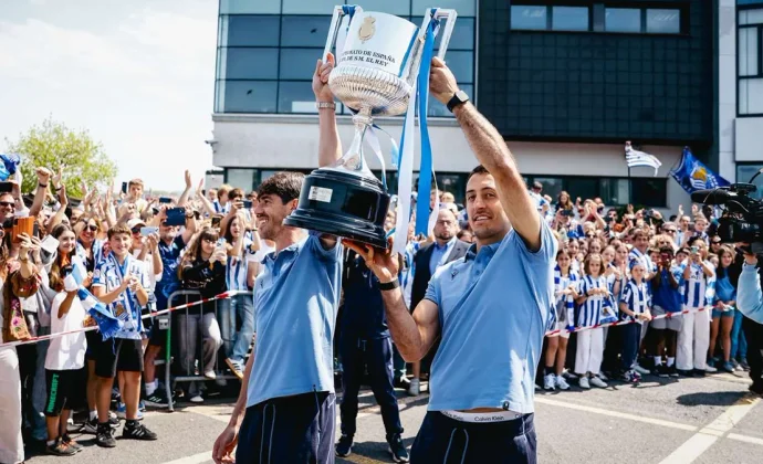 La Real Sociedad disfruta de su segundo día de celebraciones