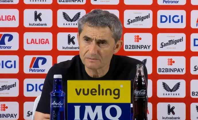 Valverde analiza el triunfo, elogia a Unai Simón, explica lo de Laporte y quita importancia a lo de Yuri y Yeray