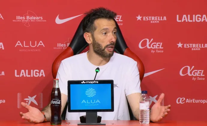 Corberán analiza el empate, el pisotón a Gayà, la entrada de Saravia, los revulsivos y la lesión de Thierry