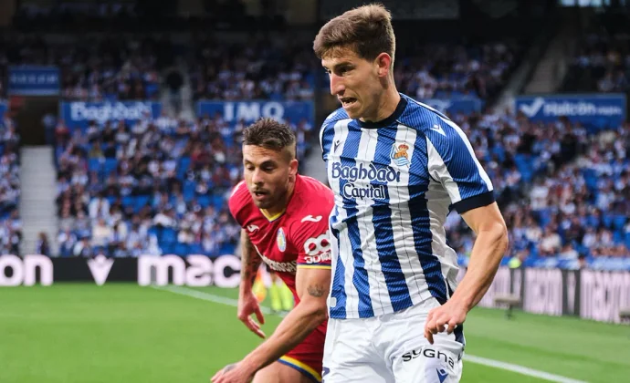 Jornada 33: Real Sociedad 0-1 Getafe. Estadísticas y puntos fantasy