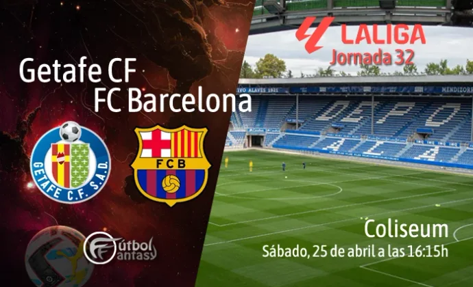 Alineaciones probables y previa fantasy del Getafe - Barcelona