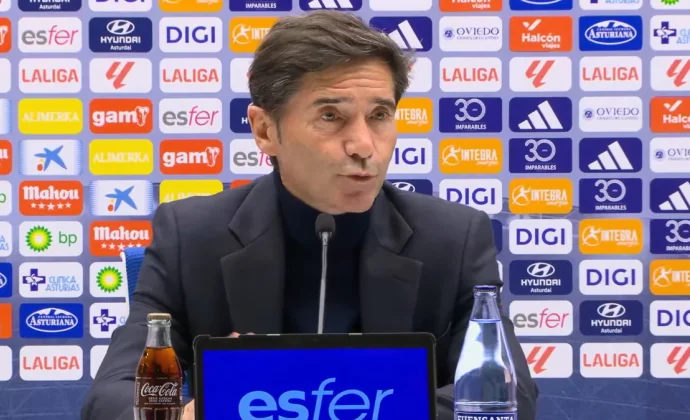 Marcelino analiza el empate, habla del penalti, Thiago y aclara el estado de Gerard Moreno