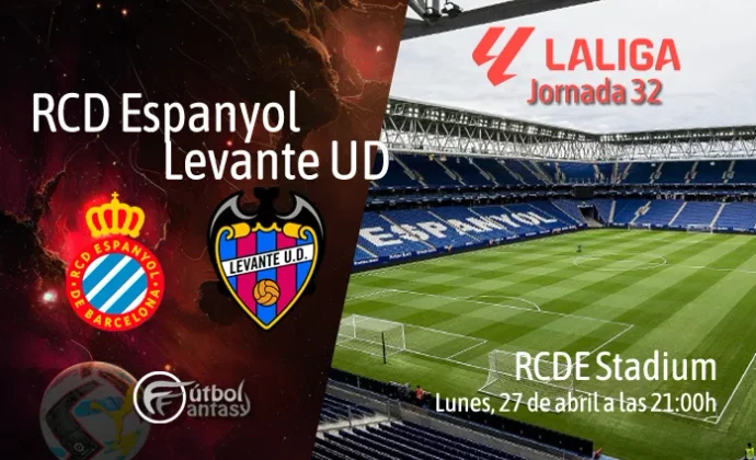 Posibles alineaciones y previa fantasy del Espanyol - Levante