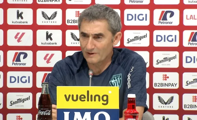 Valverde, sobre Yeray, Yuri, Laporte, la baja de Jauregizar, el Atlético y el objetivo Europa