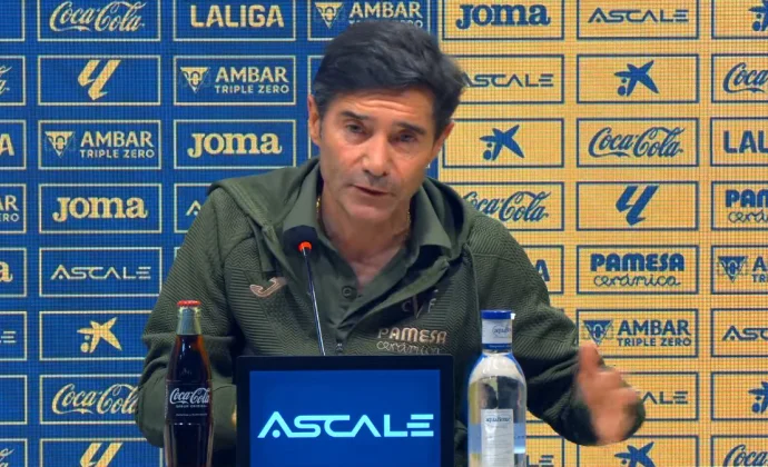 Marcelino, sobre Mouriño, la portería, la alineación, el Celta, el objetivo Champions y su futuro