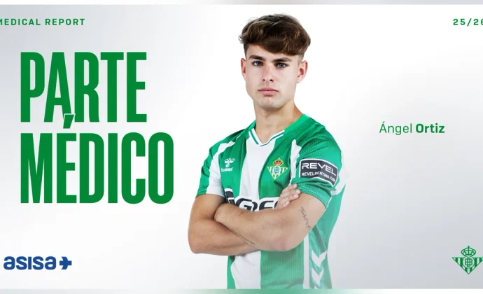 Parte médico oficial de Ángel Ortiz: lesión en el bíceps femoral